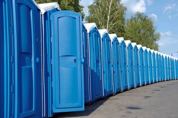 Porta potty delivery and setup in Blue Jay, OH